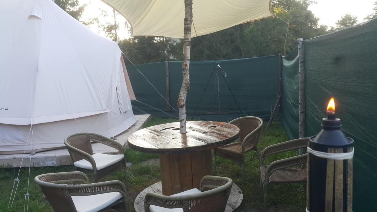Glamping Z Alpakami Hotel Jankowice  Bagian luar foto